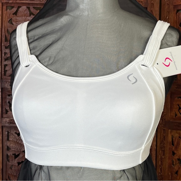 Moving Comfort Other - 🏷️ NWT Moving Comfort Fiona White Athletic Sport Bra